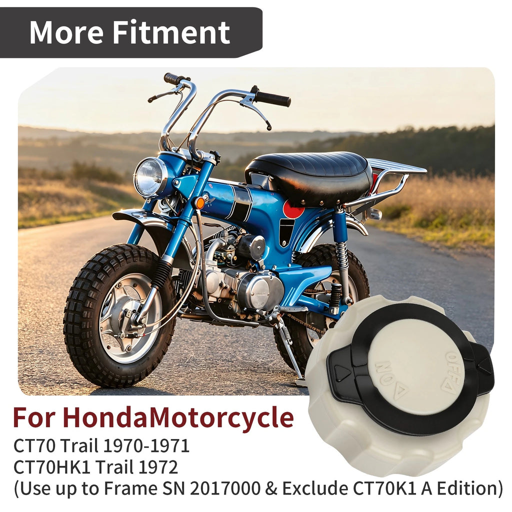 Fuel Gas Cap 17620-098-010 for Honda CT70 (1969–1978)
