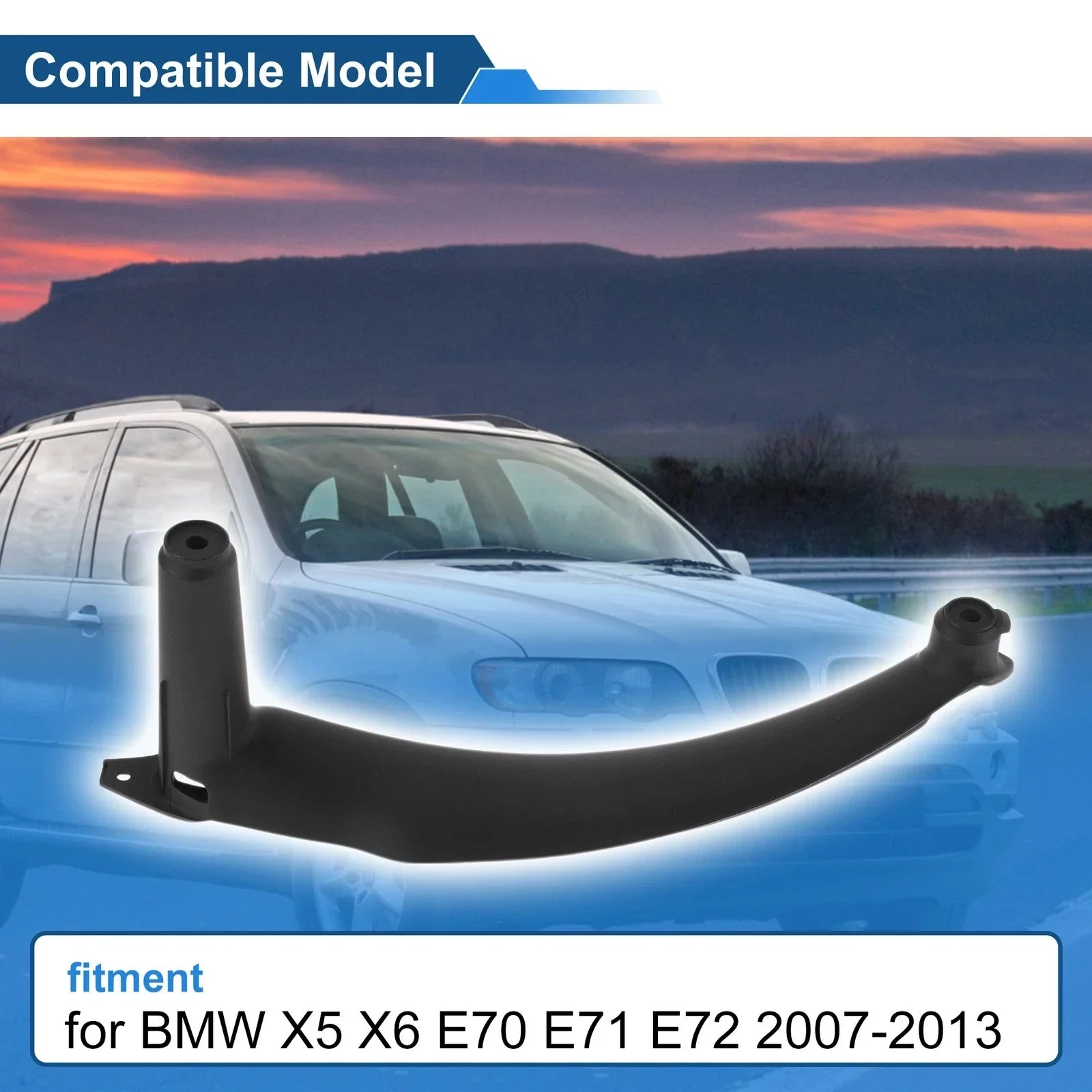 Inner Door Panel Handle for BMW X5 X6 E70 E71 E72 (2007 - 2013)