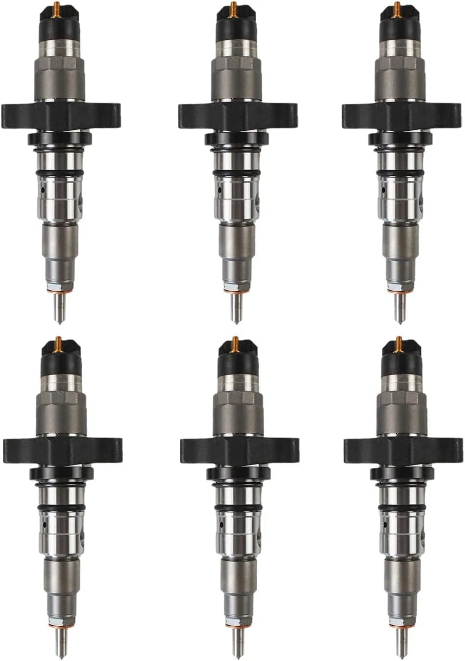 Set of 6 Fuel Injectors 0445120238 for Cummins ISBE5.9L (2004–2009)