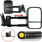 2X Manual Tow Side Mirrors for Chevy GMC C/K 1500 2500 3500 (1988–1998)