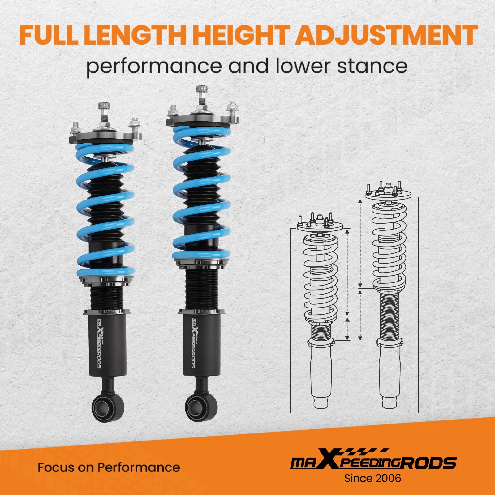 Coilover 24 Way Damper Kit for Mitsubishi Eclipse (2000-2005)