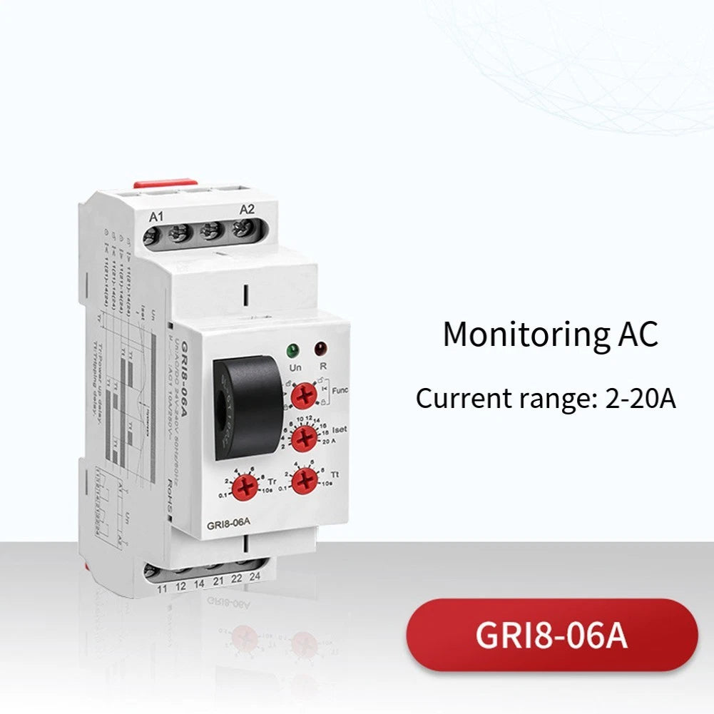 AC Current Relay GRI8-06A for Rail Switch Heating and Motor Monitoring