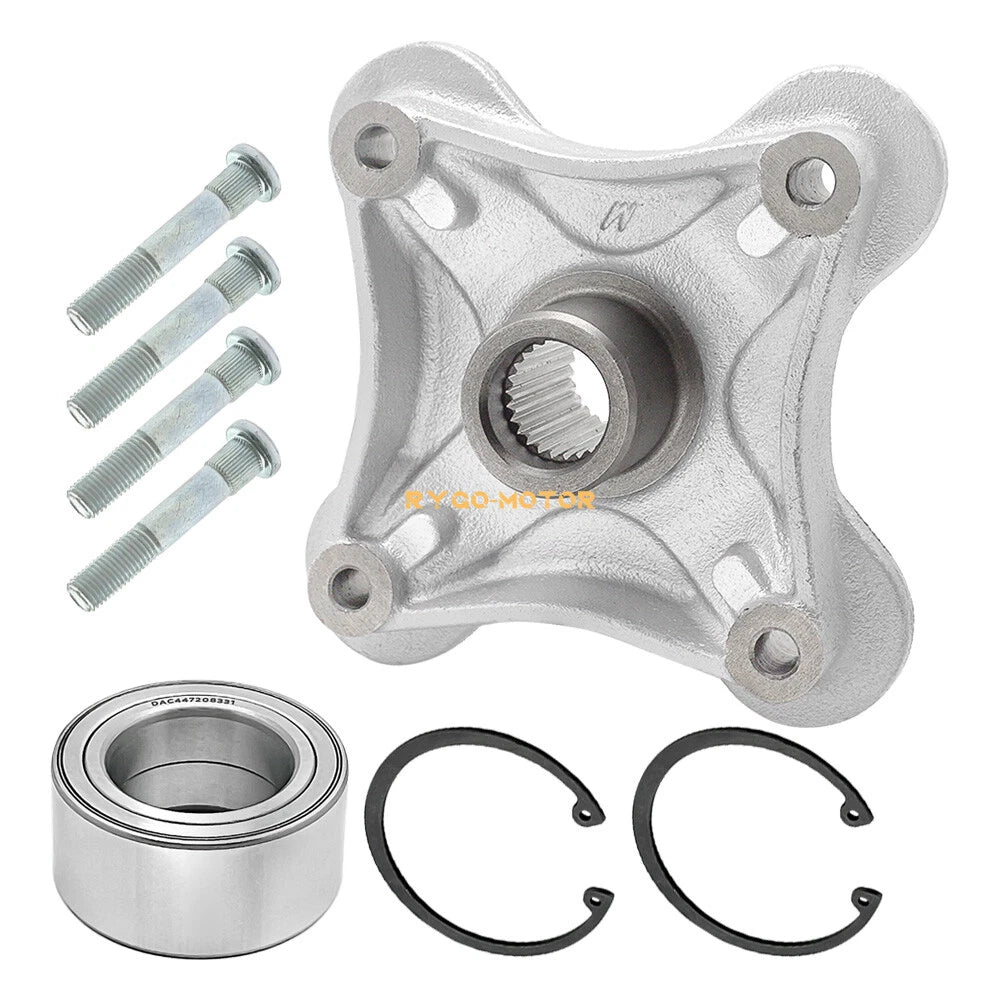 Front Wheel Hub & Studs Bearing for Polaris Scrambler 850, Sportsman 850/XP 1000