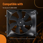 A/C Condenser Cooling Fan Assembly for Acura TL (2009–2014) 38611R70A01 Right