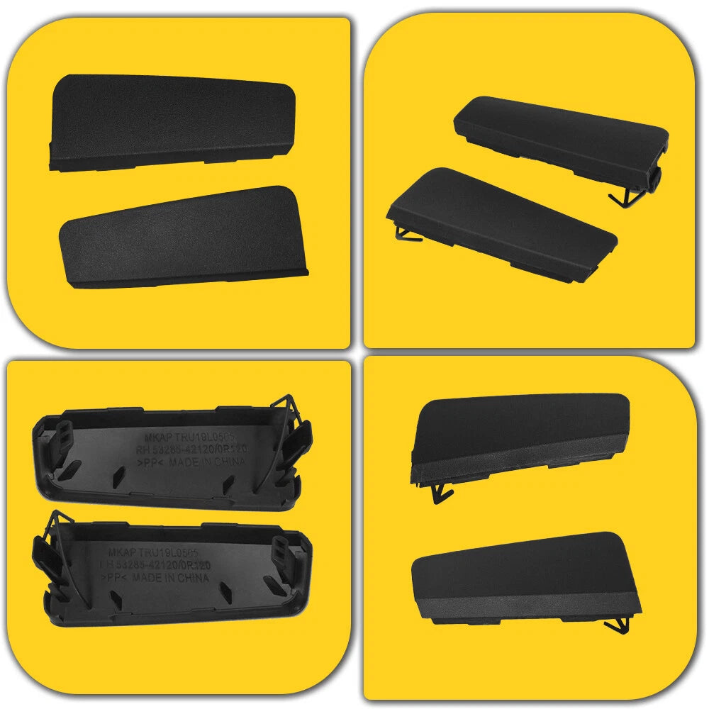 Tow Hook Eye Lower Cover Cap Pair for Toyota RAV4 (2019â2020)