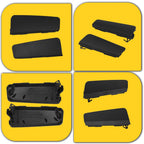 Tow Hook Eye Lower Cover Cap Pair for Toyota RAV4 (2019â2020)