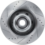 Front Brake Drilled & Slotted Rotors & Pads for Ford F-150 (2005–2008) RWD