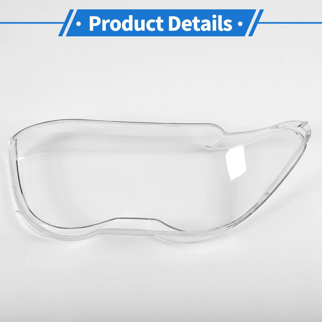 1 Pcs Headlight Lens Cover for BMW 7 Series E66/E65 (2002–2005) PC Clear
