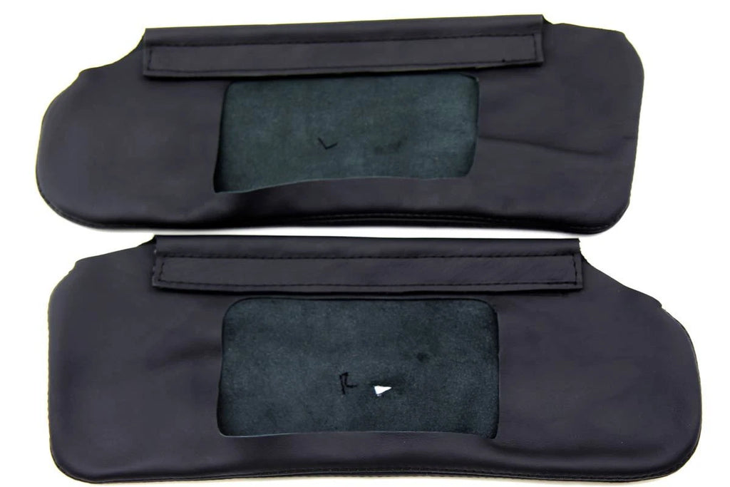 Sunvisor Leather Synthetic Covers for Camaro Firebird (1993–2002) Black