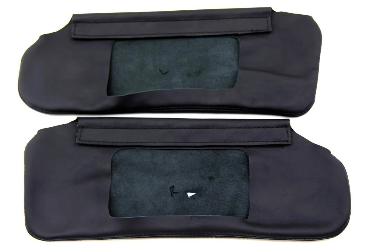Sunvisor Leather Synthetic Covers for Camaro Firebird (1993–2002) Black