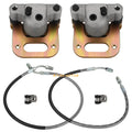 Front Brake Calipers & Hose Lines for Polaris Big Boss 350L 400L 500 6x6 (1993–1999)