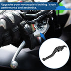 Adjustable Short Brake Clutch Levers for Suzuki GSXR600 (1997–2003) Solid Black