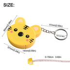 Set of 4 Cartoon Tape Measures with Accurate Measurement