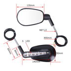 Set of 2 Rearview Side Mirrors for Harley Dyna Sportster XL1200 Iron 883