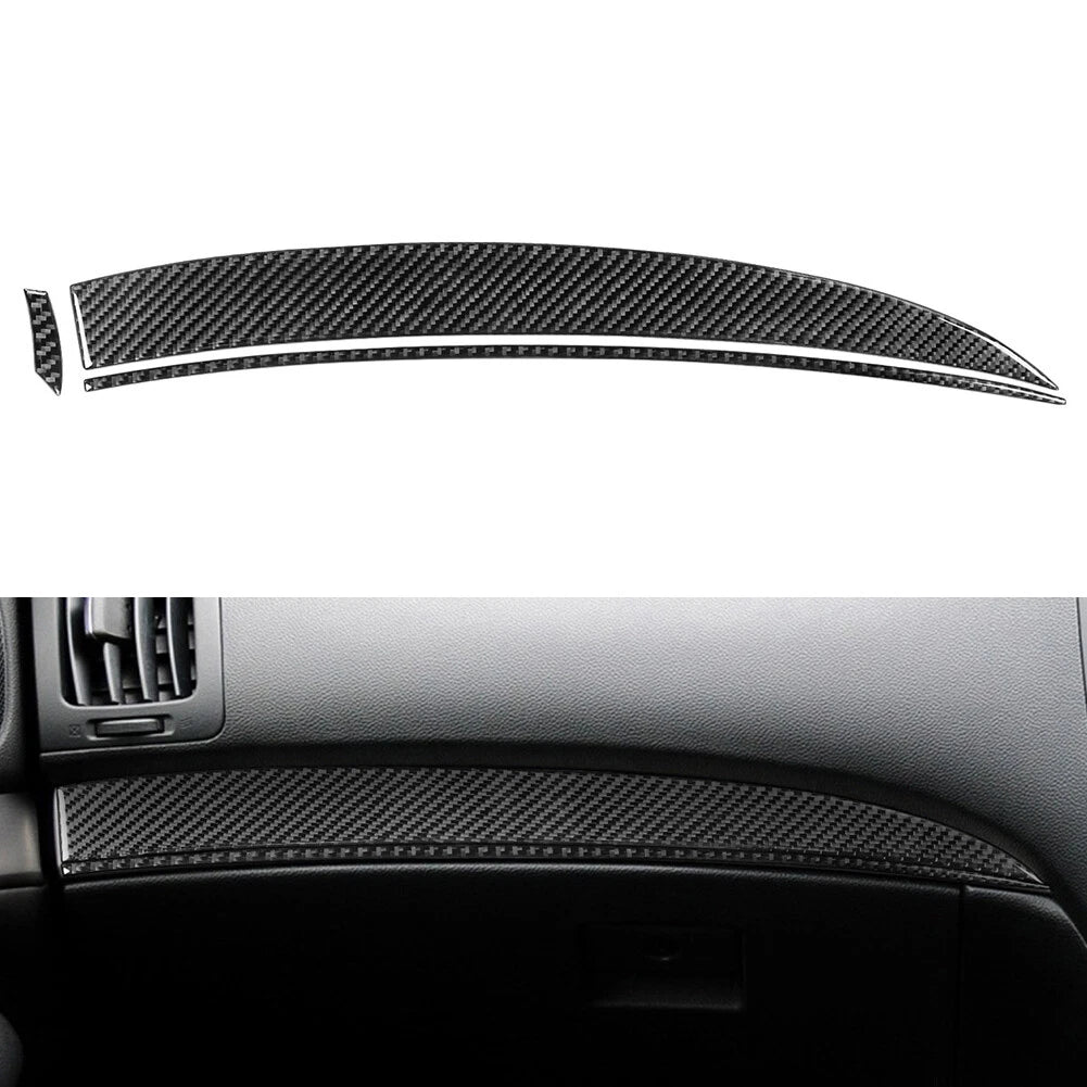Carbon Fiber Dashboard Cover Trim for Infiniti G37 Sedan (2007–2013)