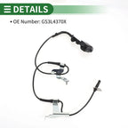 ABS Wheel Speed Sensor GS3L4370X for Mazda 6 (2009–2013)