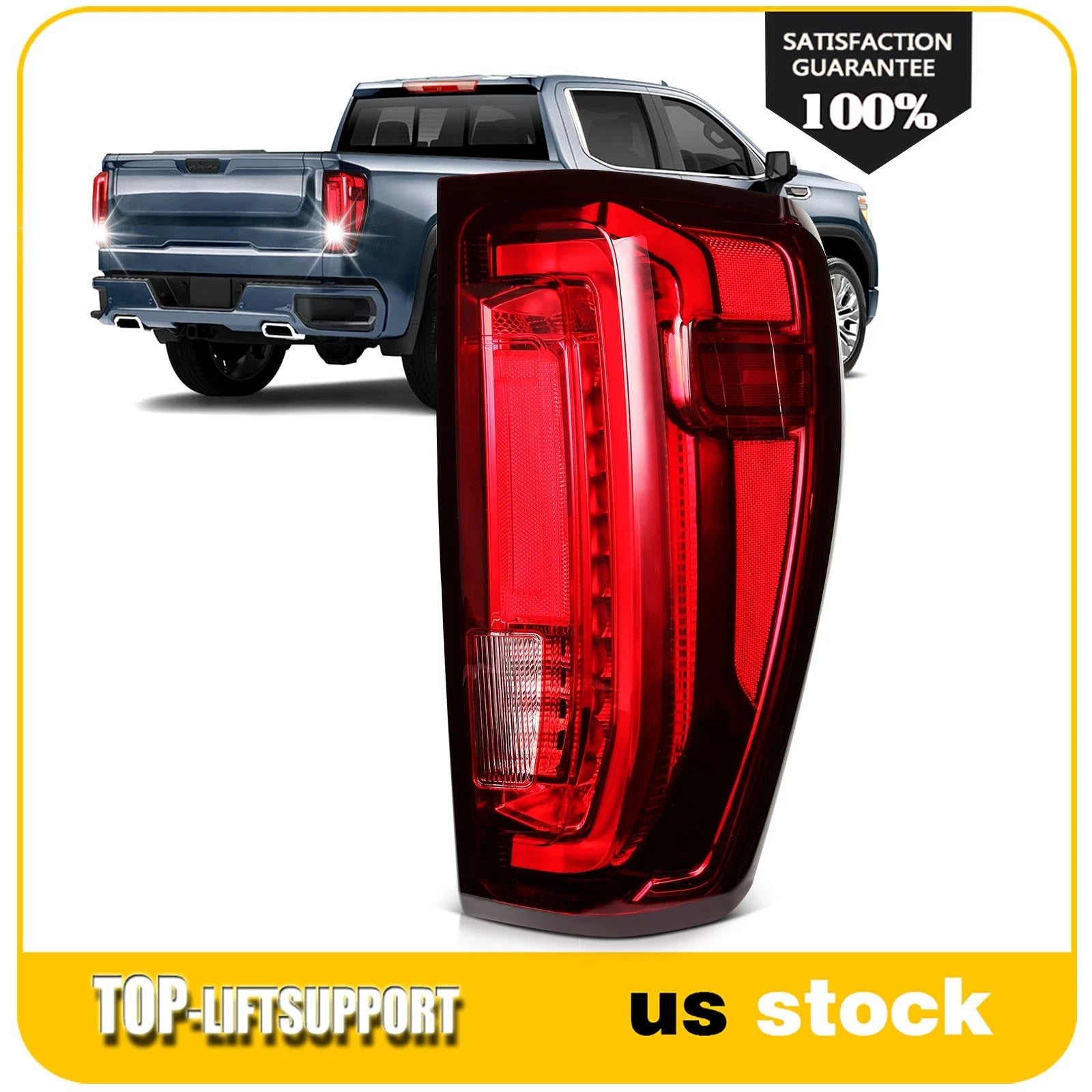 LED Tail Light Assembly for GMC Sierra 1500 2500HD 3500HD (2019–2023)