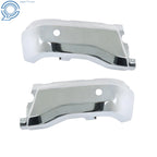Set of 2 Rear Bumper End Caps for Ford Ranger (2019–2023) Chrome