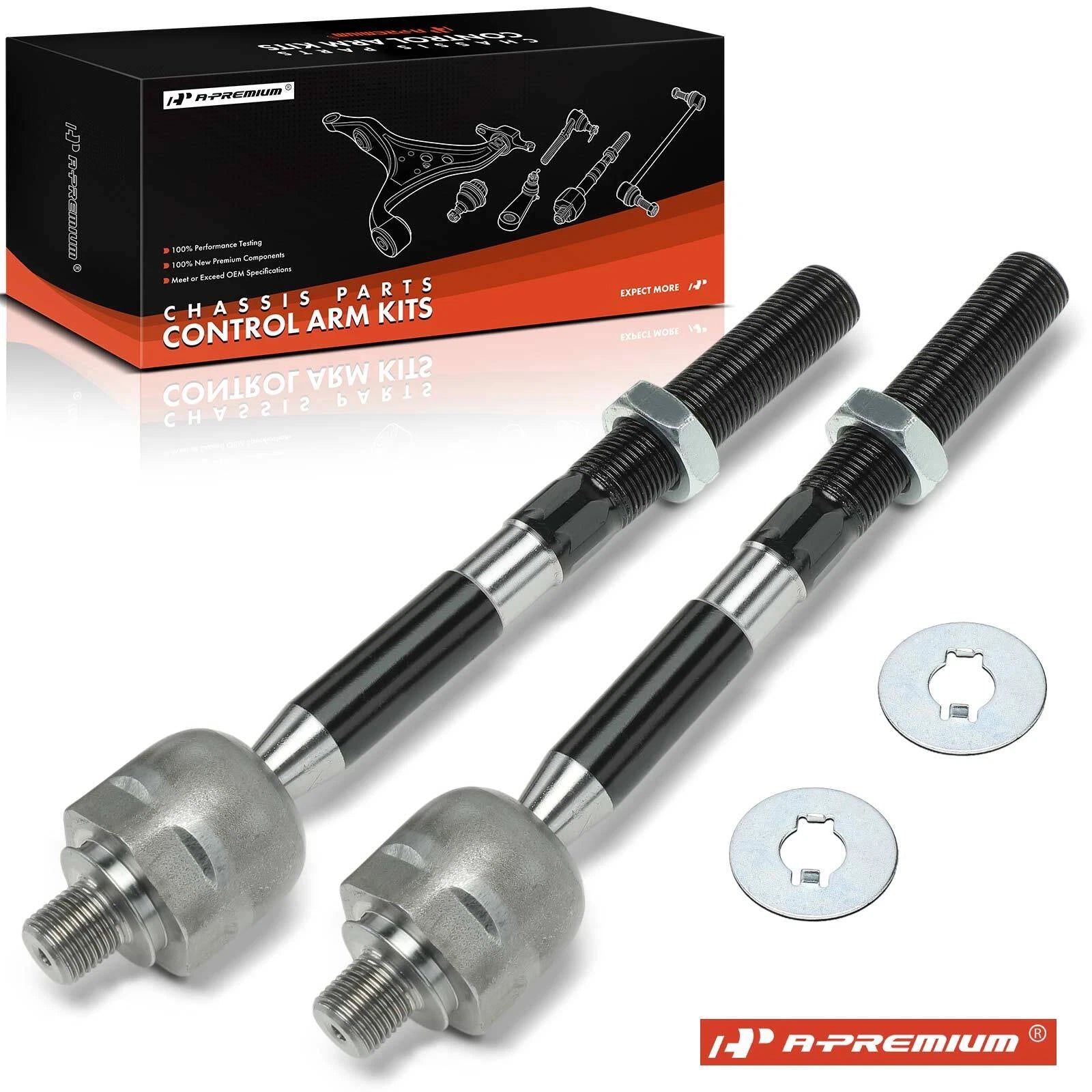 2X Front Inner Tie Rod End for Jeep Grand Cherokee (2011–2020)