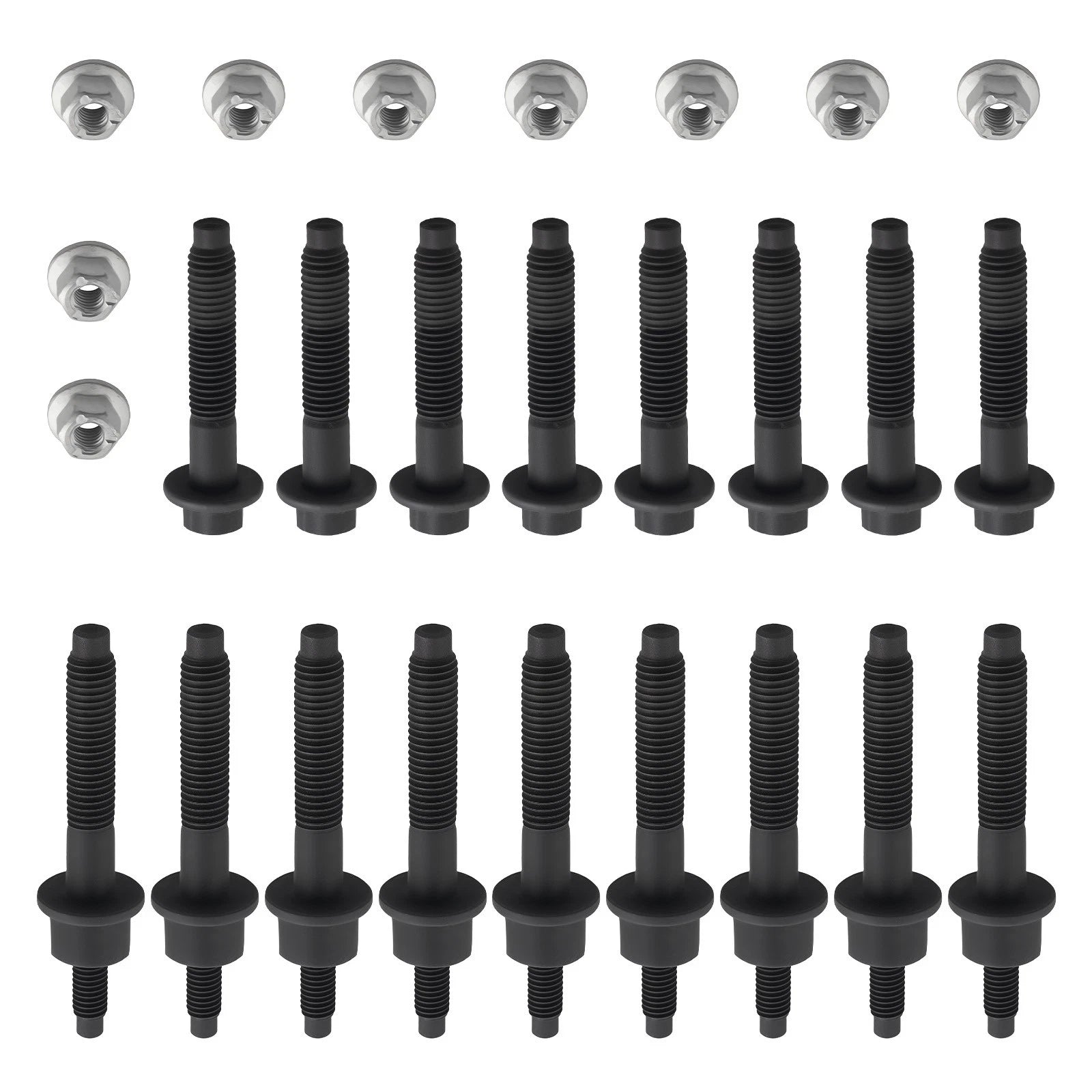 Exhaust Manifold Bolts & Nuts Set for Dodge Charger Jeep Commander (2006–2010)