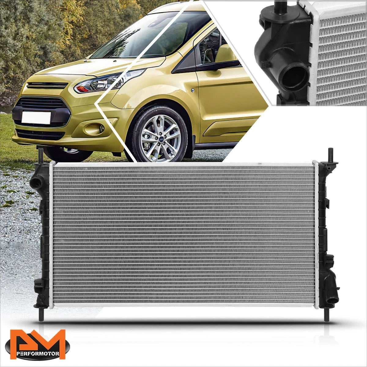 Aluminum Core Radiator for Ford Transit Connect (2010–2013) DPI-13184