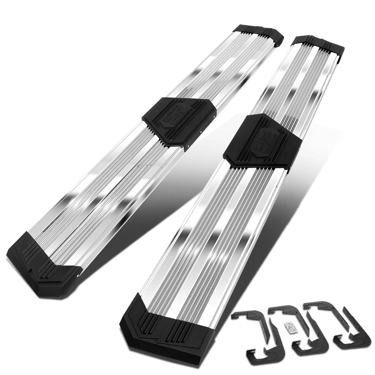J2 10" SS Side Step Bar Running Board for Silverado Sierra (2007–2019)