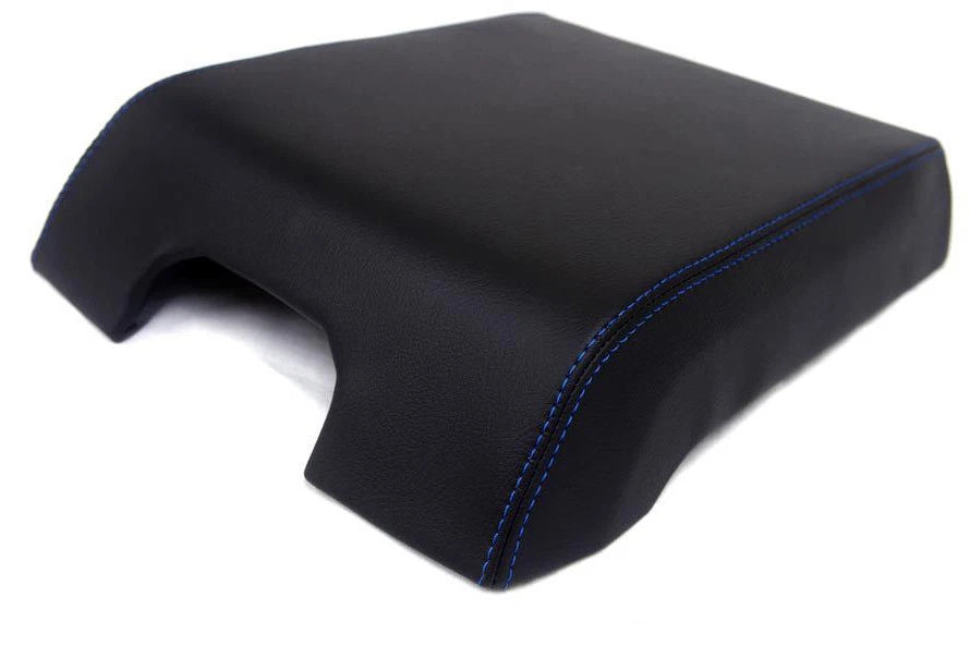 Center Console Armrest Cover for Ford F150 (2015–2020) Blue Stitch