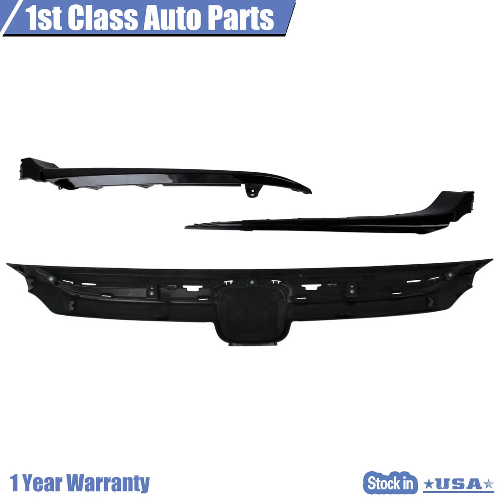 Glossy Black Grille Assembly for Honda Accord (2018-2020)