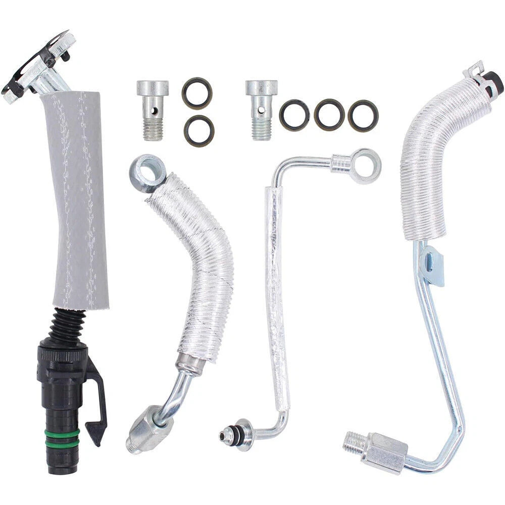 Turbo Charger Coolant Return Hose Line for Chevy Cruze Buick GM 1.4L (2011–2016) 55567067