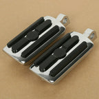 1 1/4" 32mm Long Angled Highway Bar Footpegs Mount for Harley