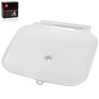 White Plastic Front Number Plate for Honda Z50R (1988–1999) #61136-GW8-670ZA