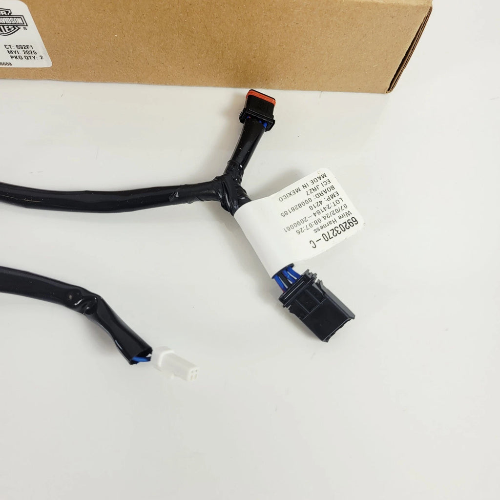 2pc Saddlebag Lighting Wire Harness for Harley Touring (2023–2026) 69203270