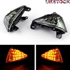 Front LED Turn Signals for Kawasaki Z750 Z1000 (2007–2009) T9 Smoke
