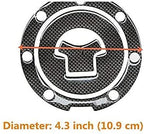 Black Fuel Gas Tank Cap Cover Sticker for Honda CB1300 CBR600RR VTR1000