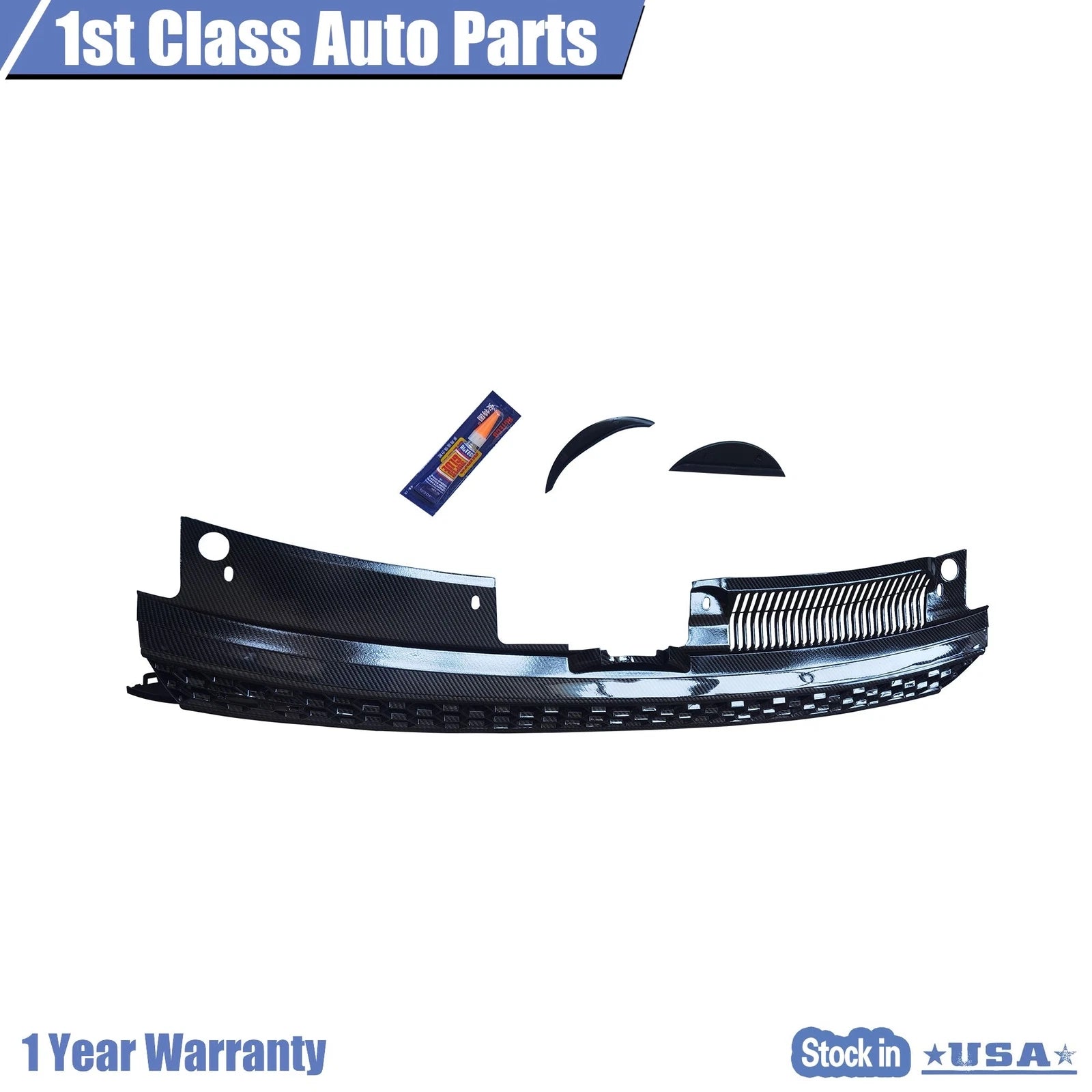 Badgeless Hex Mesh Grille for VW Golf/GTI/Jetta (2010-2014)