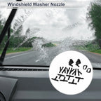 Windshield Washer Nozzle & 6 x Hose Connectors for GMC