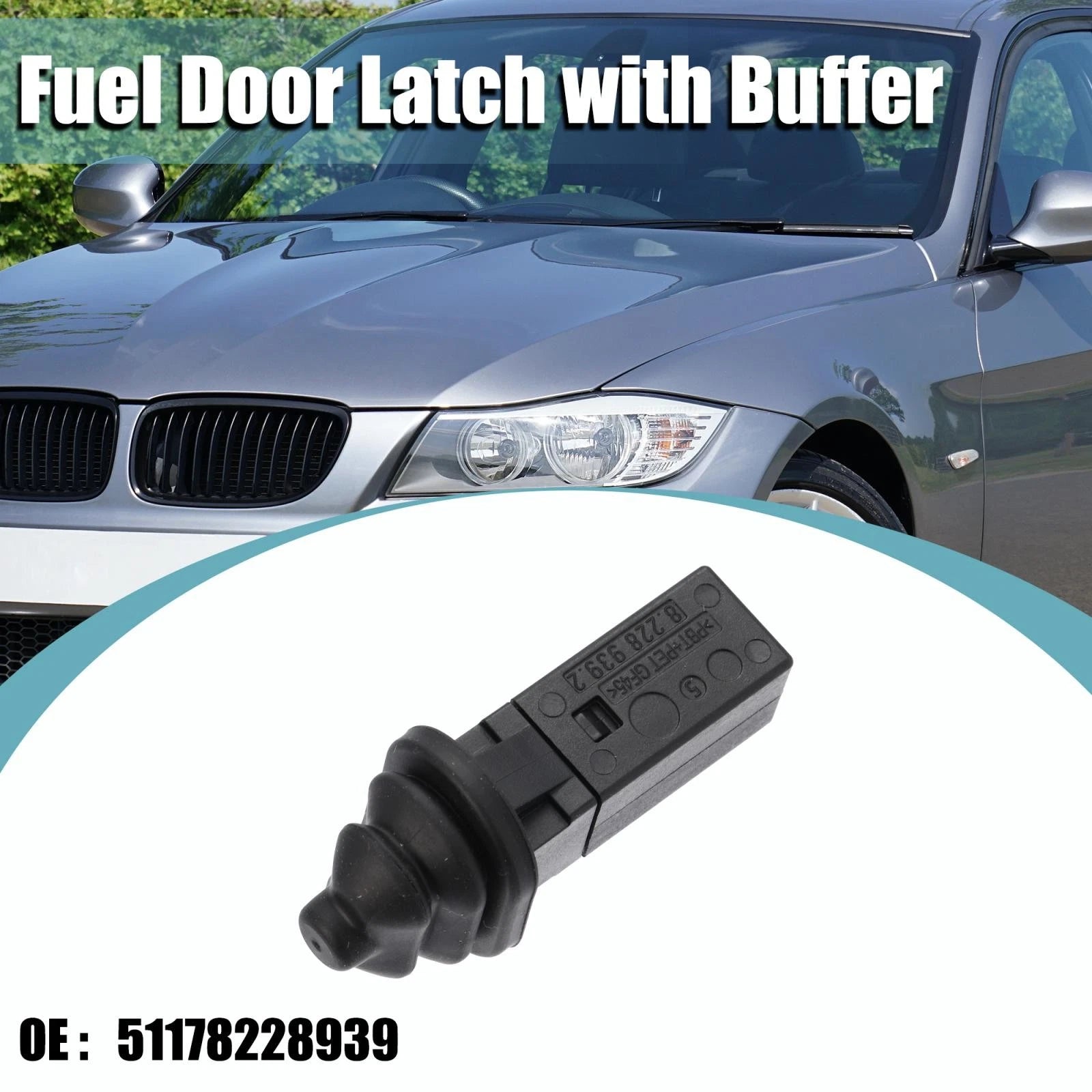 Fuel Gas Door Buffer Stop Ejector Latch Lock for BMW X3 X5 (2004–2010)