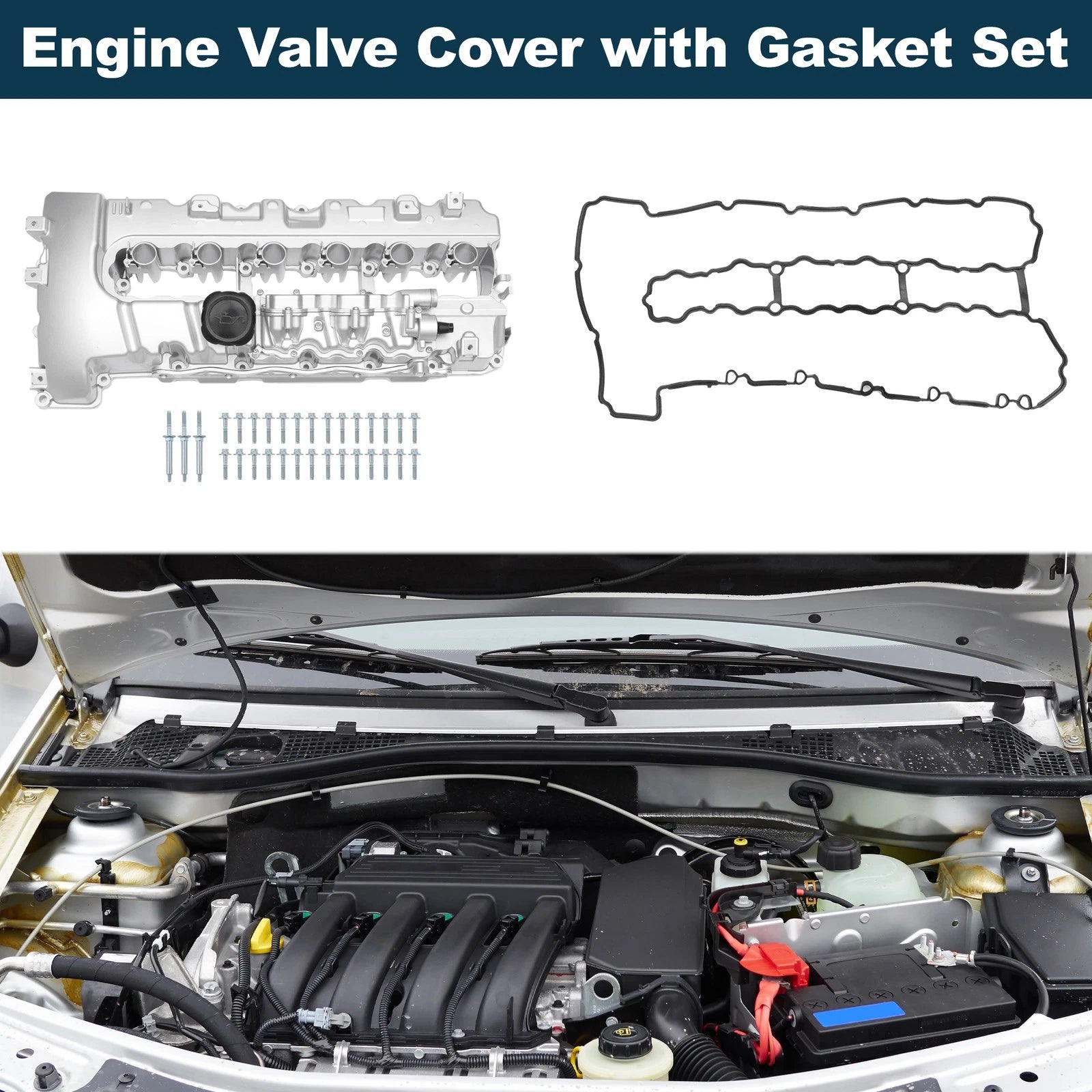 Engine Valve Cover with Gasket No. 11127565284 for BMW 135i (2008–2011)
