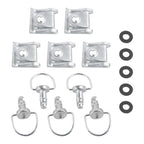 5 Pack D Ring Release Fairing Fasteners for Motorcycle (14mmT9)