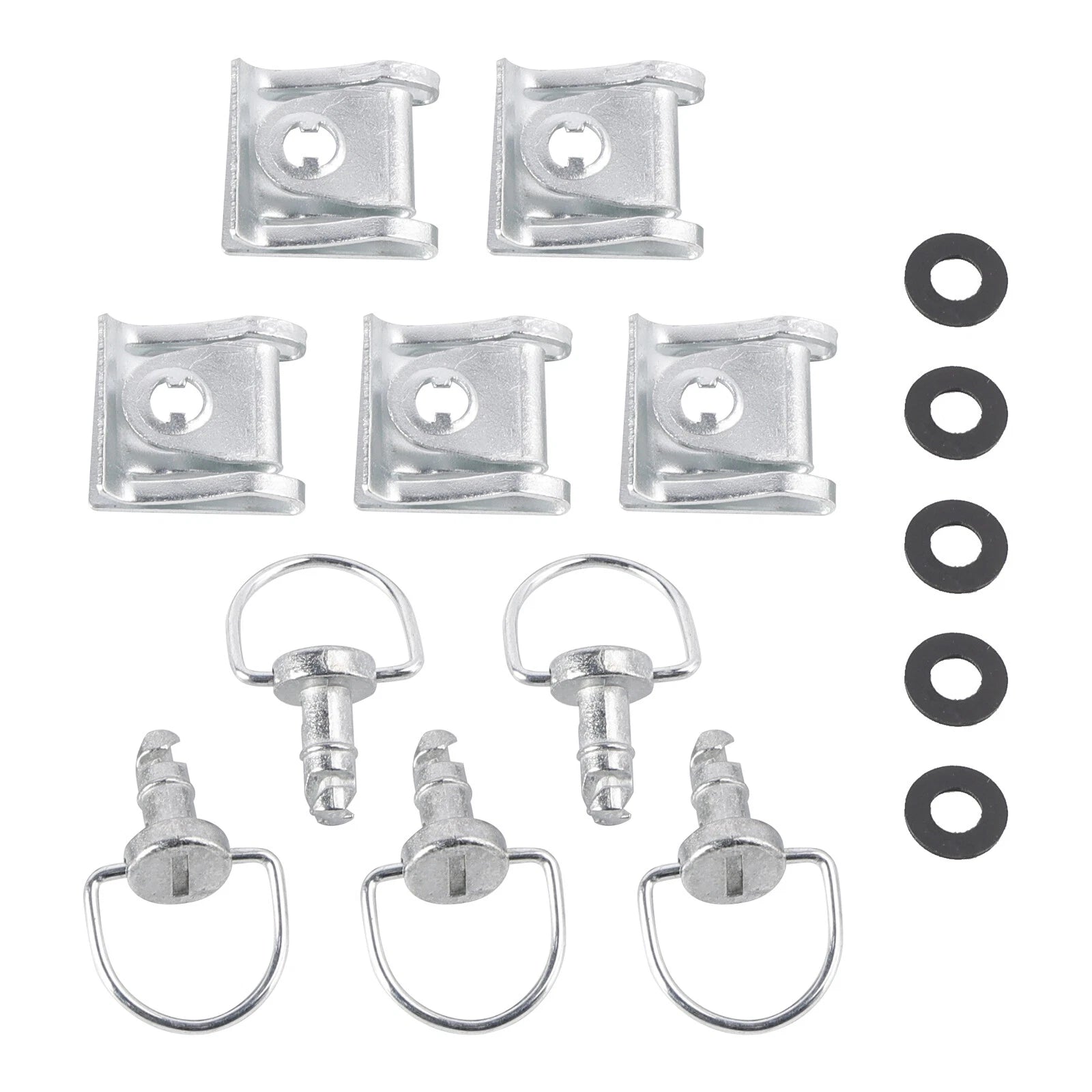5 Pack D Ring Release Fairing Fasteners for Motorcycle (14mmT9)