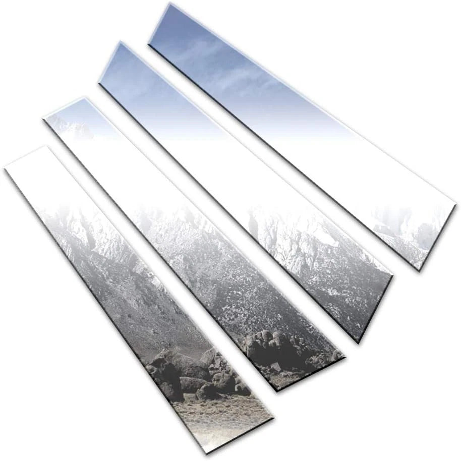 Luxury Chrome Pillar Post Trim 4pc for 2008–2011 Mercedes C-Class