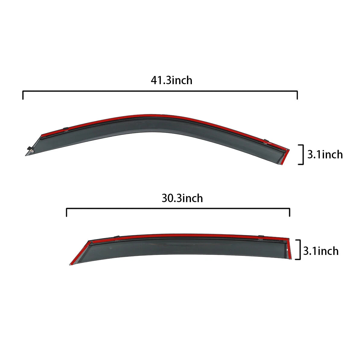 Premium Mug Style Window Visor Rain Guard for Honda Civic Sedan (2022–2026)
