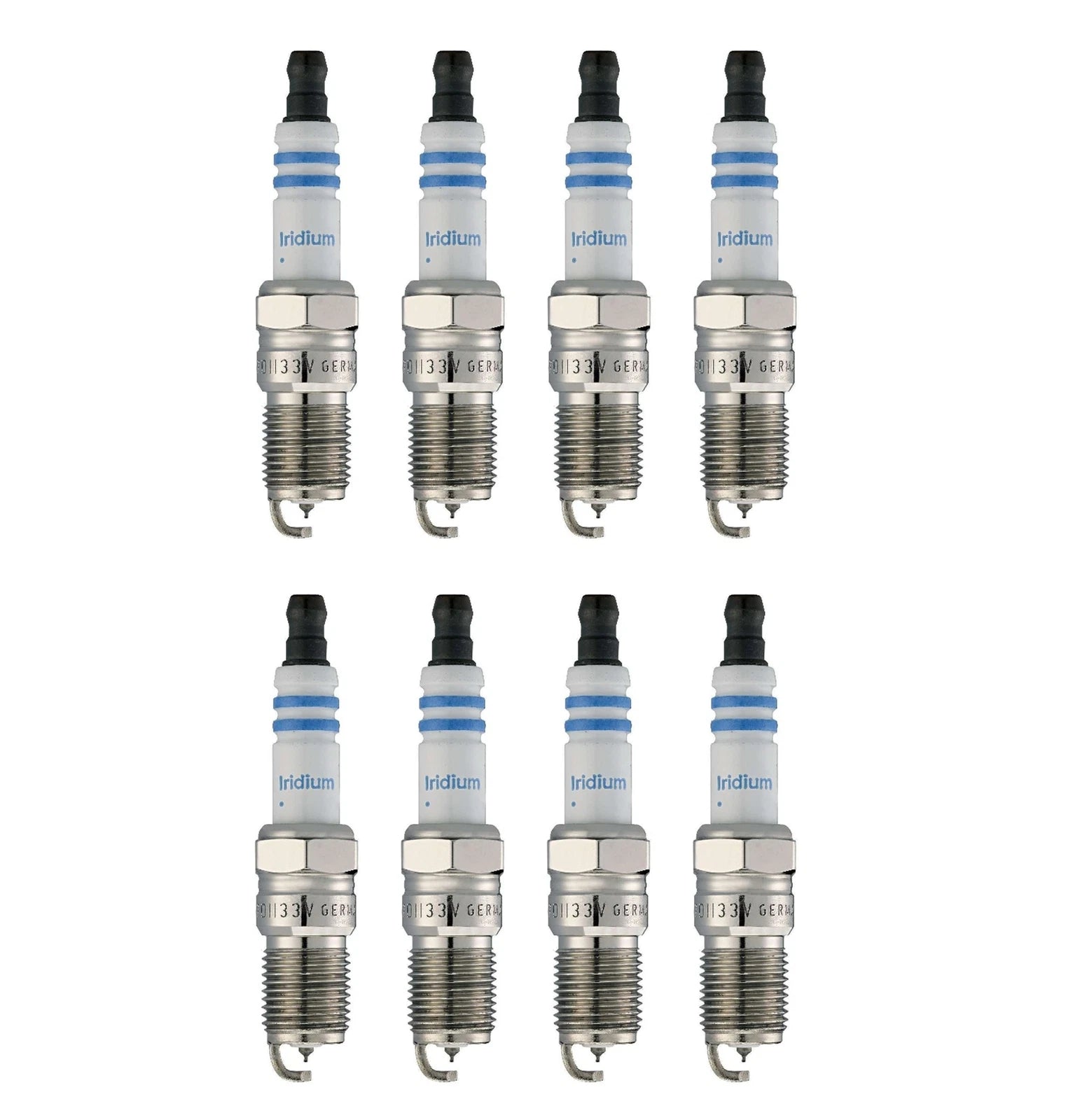 Set of 8 Bosch Double Iridium Spark Plugs for Ford Lincoln Mercury