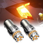 2X Yellow Amber LED Turn Signal Light Bulb for Make Model 