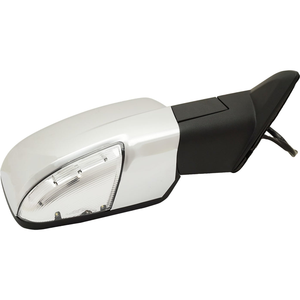 Power Mirror for Ram 1500 (2014–2018) Right Power Folding Chrome Signal Light