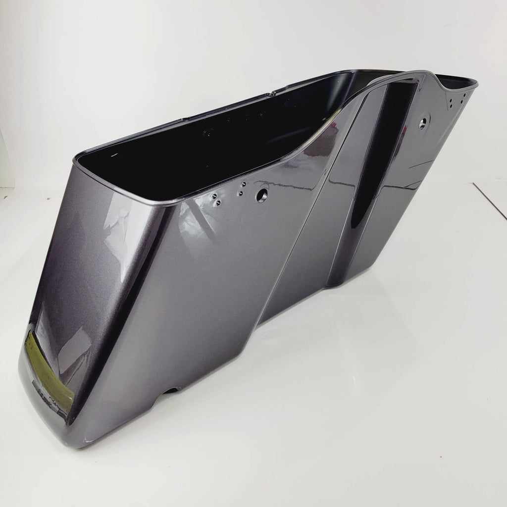 OEM Left Saddlebag for Harley-Davidson (2014–2023) Charcoal Pearl 90201065DTH