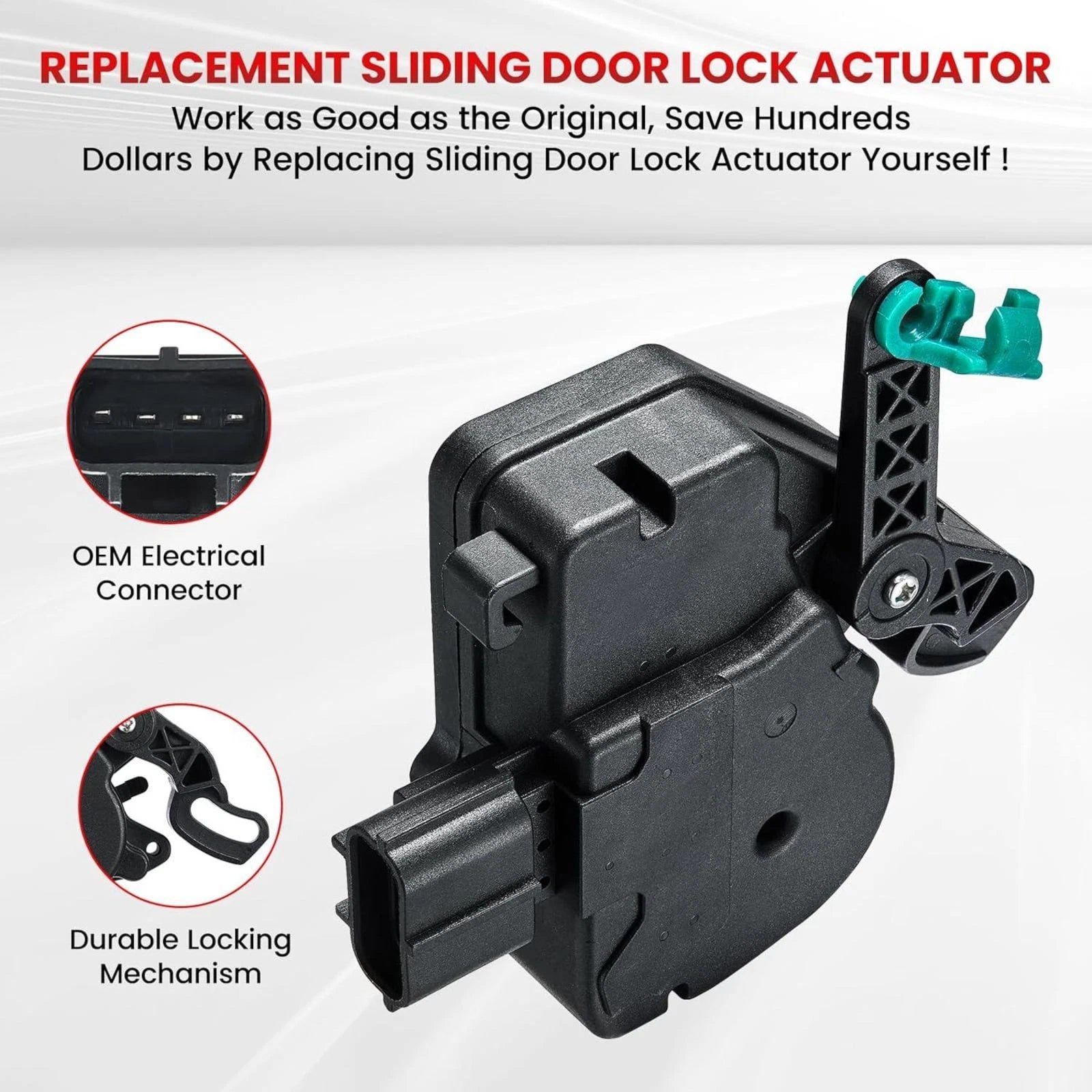 Rear Sliding Door Lock Actuator for Dodge Grand Caravan (2011–2019)