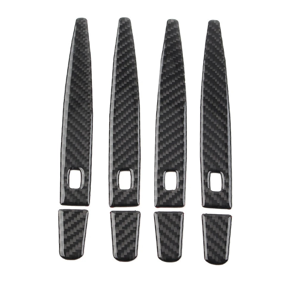 Set of 8 Carbon Fiber Outer Door Handle Cover Trim for Chevrolet Equinox (2018–2021)