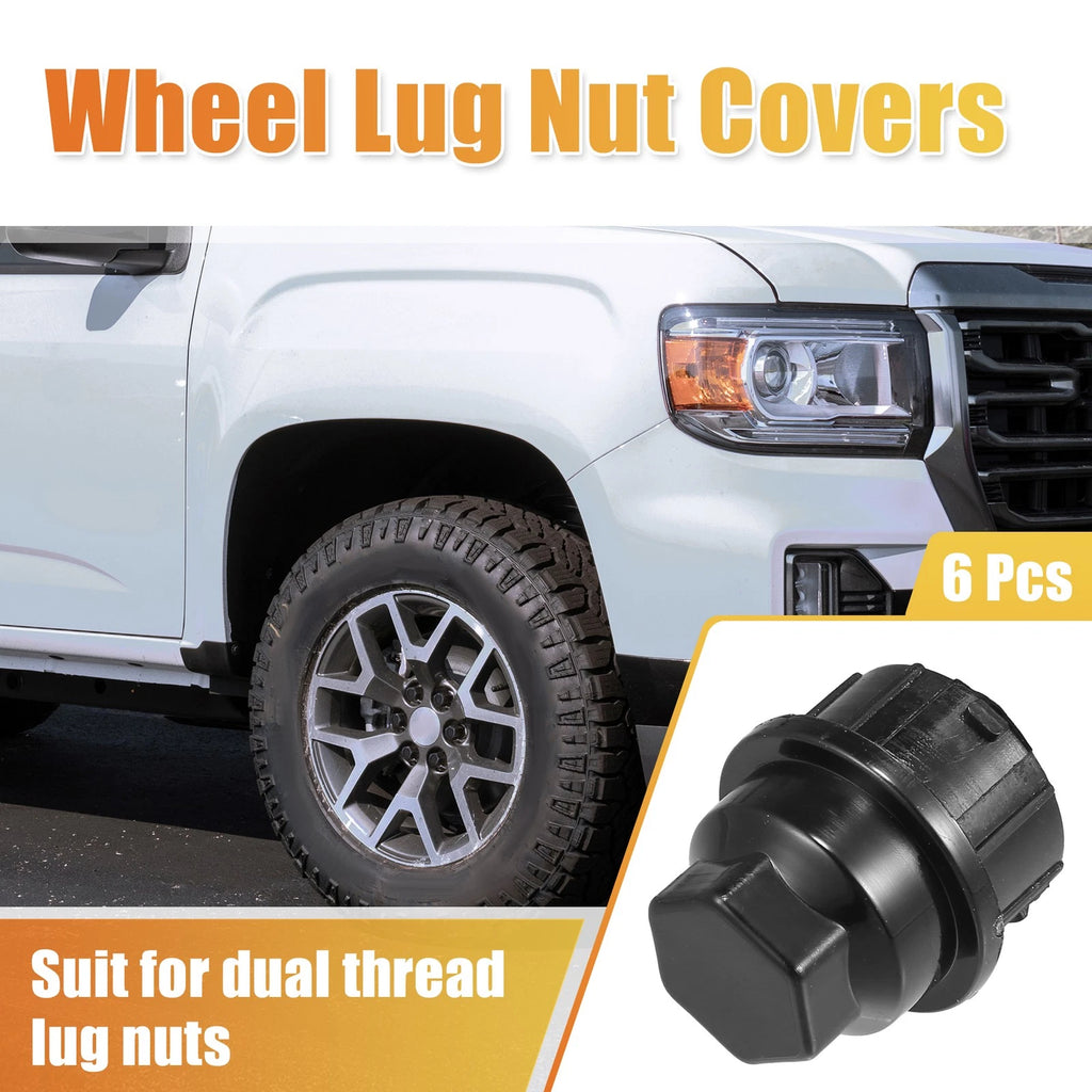 Set of 6 M24x2.0 Wheel Lug Nut Covers No.15646250 for Chevrolet C1500 C2500