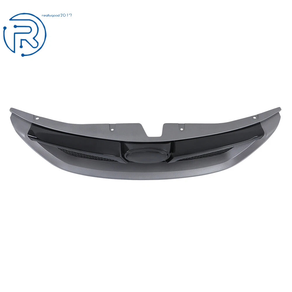 Front Bumper Grille for Impreza WRX STI (2011-2014) Charcoal & Gloss Black